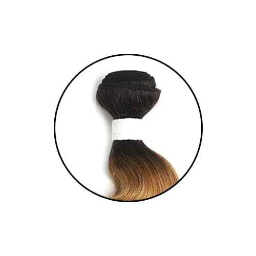 X-TRESS Ombre Honey Blonde Body Wave Human Hair Bundles Brazilian T1B/27 Virgin Human Hair 1 Bundles Human Hair Extensions(18 Inch,T1B/27)