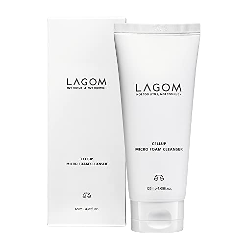 LAGOM Cellup Gel To Water Cleanser, Jelly - Morning Cleanser-Daily Face Wash with Acacia Seed Omega-3 Gentle Hydrating Herbal Facial Cleanser for All type of Skin 7.44 Fl Oz