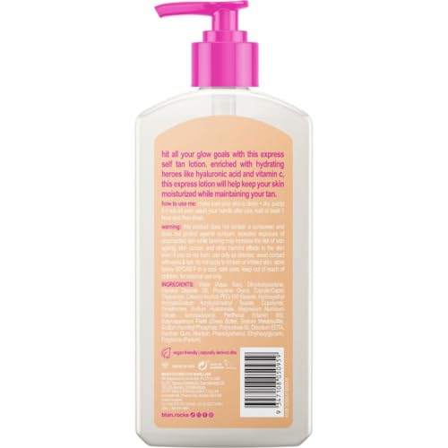 B.Tan Dark Self Tanning Lotion - 1 Hour Express Sunless Tanner