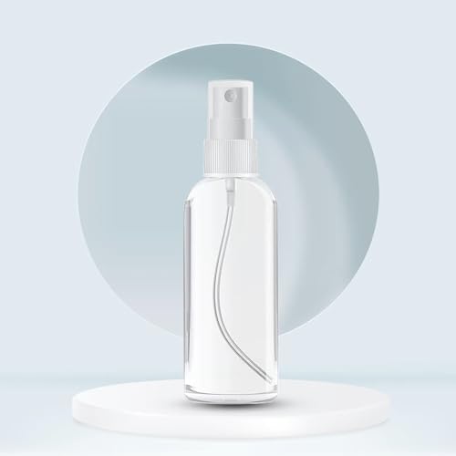 100PCS 2oz/60ml Small Spray Bottle, Clear Fine Mist Spray Bottle Mini Empty Hair Spray Bottle, Plastic Refillable Cosmetic Containers for Plants, Cleaning, Misting & Skin Care