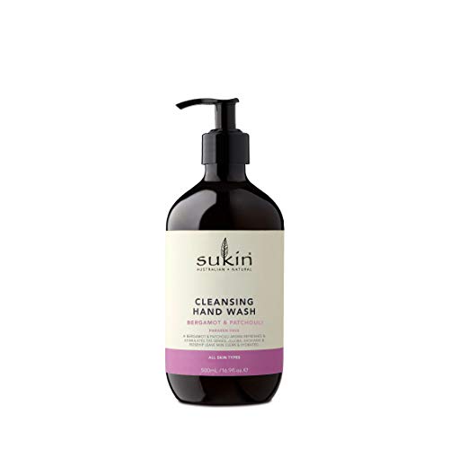 Sukin Hand Wash Bergamot & Patchouli, 16.9 Ounce