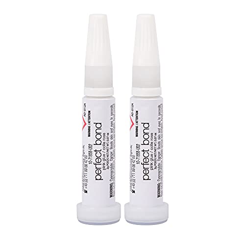 Strong Nail Glue for Press On Nails - 2 Pack, Fast Drying Adhesive