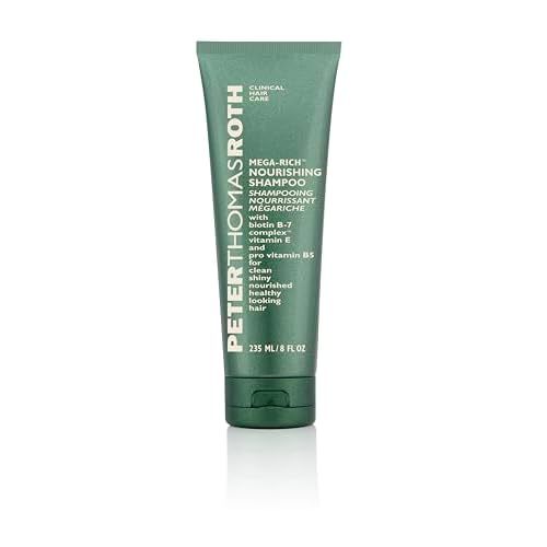 Peter Thomas Roth | Mega-Rich¢â Nourishing Shampoo | Biotin B-7 Complex Shampoo for Clean, Shiny, Healthier-Looking Hair