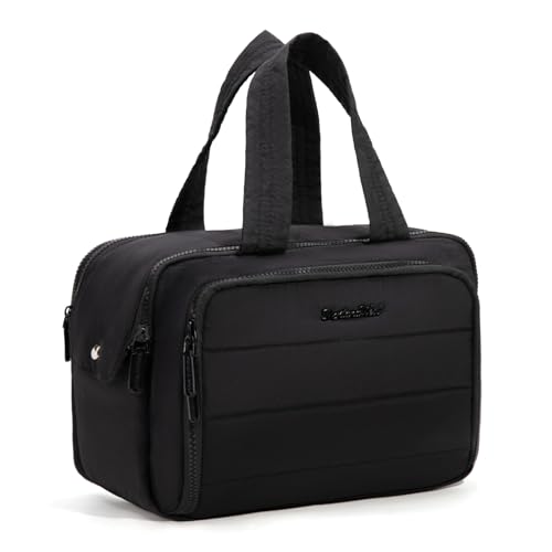 Montana West Large Waterproof Travel Toiletry Bag for Women with Brush Organizer