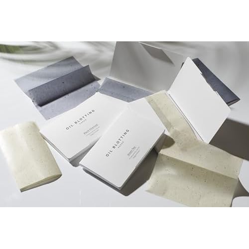 Oil Blotting Paper 100 Sheets, Pack of 1 ? Premium Green Tea Face Blotting Sheets, Oil Absorbing Tissues in Japanese Washi, Easy-Dispense Pack, Made in Japan, Oily Skin Care & Makeup Essential