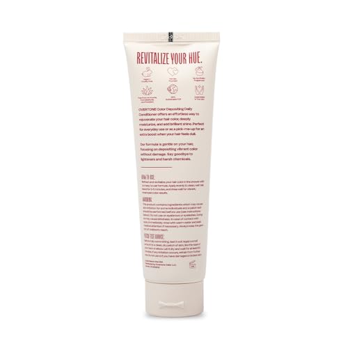 OVERTONE Scarlet Red Color Depositing Conditioner - Vegan & Hydrating