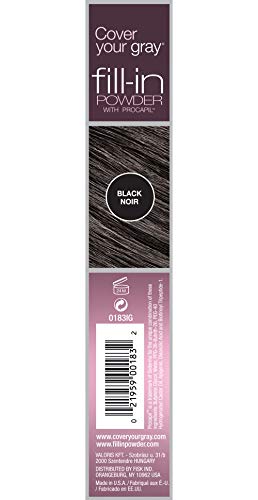 Black Hair Fill In Powder for Thinning & Bald Spots - Pack of 6