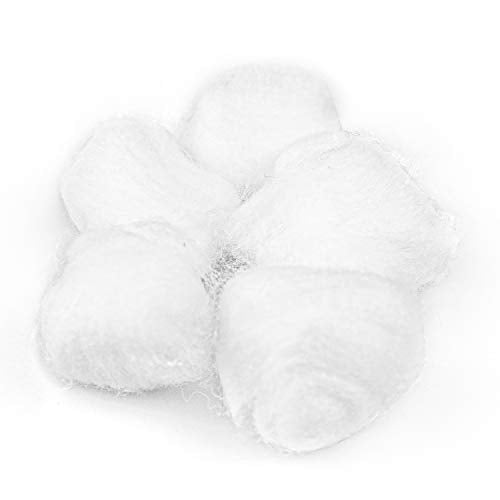 Hedume Organic Pure Cotton Balls - Soft & Absorbent (1200 Count, 12 Pack)