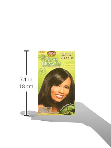African Pride Olive Miracle Deep Conditioning No-Lye Relaxer Kit