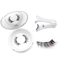Ginani Magnetic Lashes,Magnetic Eyelashes with Applicator for Valentine's Day,No Glue Needed Reusable Magnet Eyelashes Kit for Use(Simple)