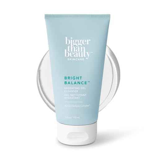 Hydrating Gel Cleanser, Face Wash with Hyaluronic Acid & Vitamin C for All Skin Types, Daily Skin Care, Makeup Remover for Women, Facial Cleanser, Vegan & Cruelty Free