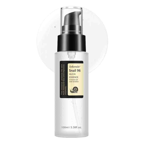 Snail Mucin Serum 96%, Snail Secretion Filtrate 96%, Snail Mucin 96%, Power Repairing Essence, Snail Mucin Essence Face Serum, Hydrating Serum for Face, Eye, and Neck (1PCS)