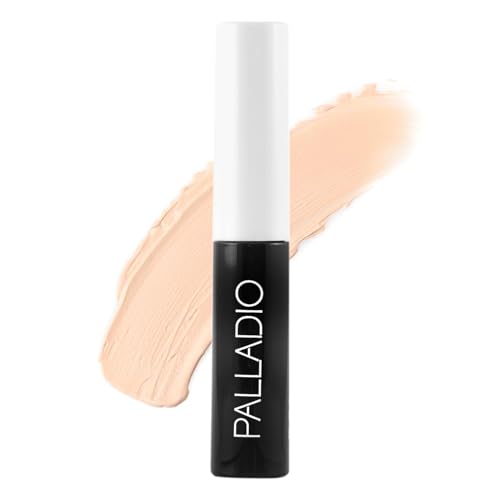 Palladio Eyeshadow Primer, Eliminates Creasing, Ensures Maximum Shadow Vibrancy All Day Long, Enhanced with 5 Different Herbal Extracts, Instantly Vanishing Sheer Finish, Easy Application with Wand, Clear, 0.17 Oz