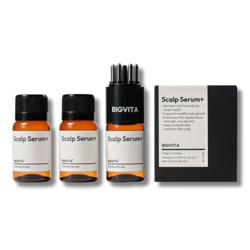 BIGVITA Scalp Serum+ with patented Massaging Applicator, AnaGain™,