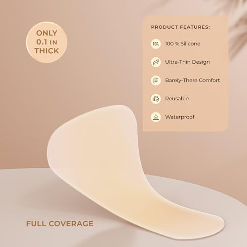 No Show Camel Concealer Toe Covers for Women - Ultra-Thin 3 Pack