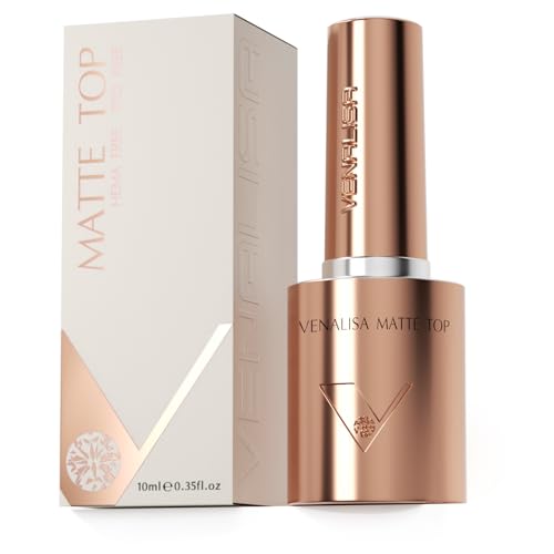 VENALISA Matte Gel Top Coat - No Wipe Soak Off Formula
