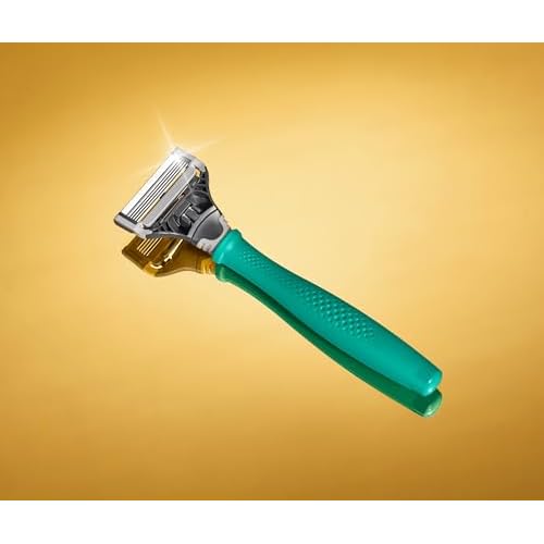 Harry's Original Razor for Men - Razor Handle and Blade Cartridge- German Engineered Blades- Tropical Green