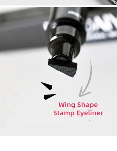 Winged Eyeliner Stamp Duo - Liquid Pen & Precision Liner, Waterproof
