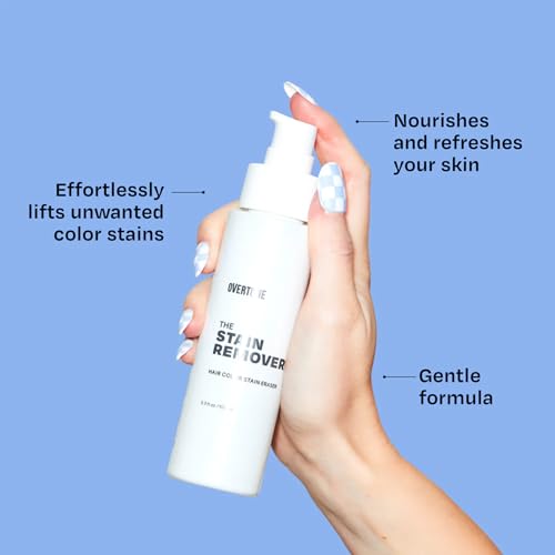 oVertone Hair Color Stain Remover | Gentle Botanical Gel, 3.3 oz