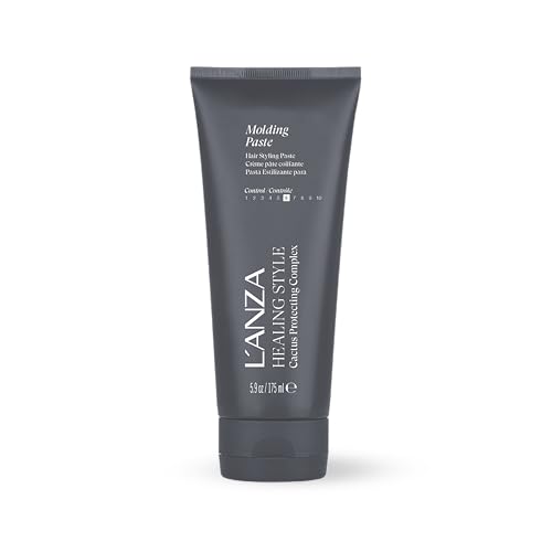 L'ANZA Healing Style Molding Hair Styling Paste with Medium Hold Effect, Nourishes and Refreshes Dry and Flaky Scalp While Styling, With Keratin and UV Rays Protection to Prevent Damage (5.9 Fl Oz)