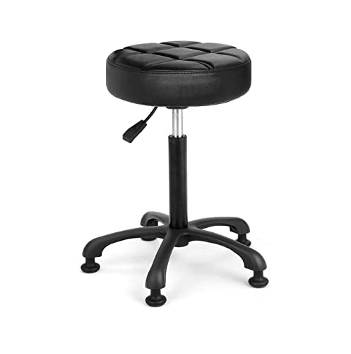 Heavy Duty Adjustable Salon Stool Chair with Bell Glides, 22-30 in
