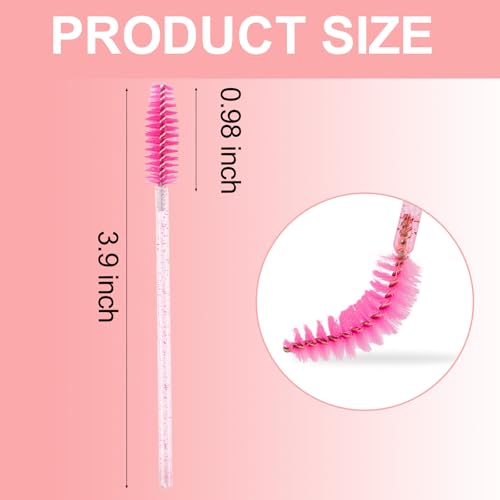 Disposable Eyelash Brush Spoolies 500PCS for Makeup & Lash Extensions