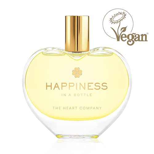 THE HEART COMPANY | Happiness in a bottle | Citrus Perfume for women | Vegan Women's Eau de Parfum | Clean Bergamot Fragrance with Essential Oils 75ml - 2.5 fl oz.
