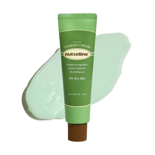Cica Nut Calming Cream -Korean Skin Care 60ml ? Moisturizing & Soothing Cooling Cream, Niacinamide 3%, Centella for Redness Relief, instant hydration with 10,000 ppm for Sensitive Skin