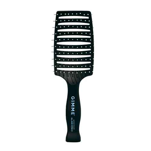 Gimme Beauty Vented Detangling Brush - For All Hair Types - Wet & Dry Hair Brush - Heat-Resistant Bristles for Quick Drying & Styling