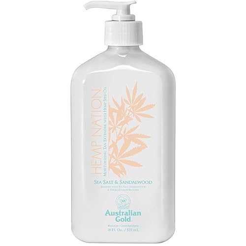 Australian Gold Hemp Nation Sea Salt & Sandalwood Tan Extender 18oz