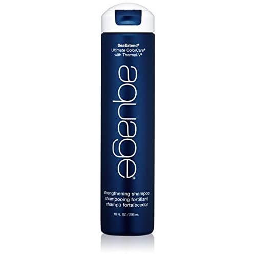 AQUAGE SeaExtend Strengthening Shampoo, For Fine Hair, Keeps Hair Full, Protected and Brings out Natural Texture, 10 fl. oz