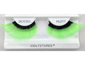 Black & Neon Green False Eyelashes – Halloween Costume Lashes