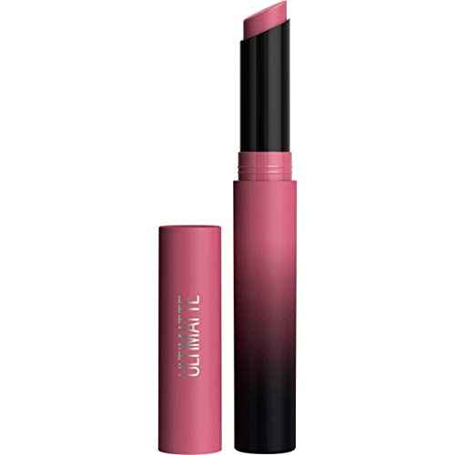 Maybelline Color Sensational Ultimatte Matte Lipstick, Non-Drying, Intense Color Pigment, More Mauve, Purple Mauve Pink, 1 Count
