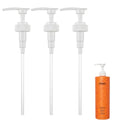 amika Bottle Pump Dispenser 1L Compatible 3-Pack White