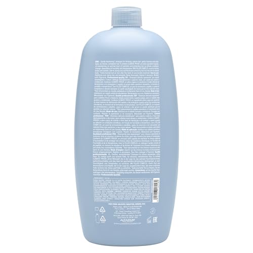 Alfaparf Milano Semi Di Lino Density Shampoo - Sulfate-Free Hair Thickening Formula - Gentle Cleanser with Filler Complex - Protects & Hydrates for Long-Lasting Color (33.8 Fl Oz)