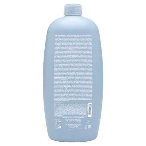 Alfaparf Milano Semi Di Lino Density Shampoo - Sulfate-Free Hair Thickening Shampoo - Gentle Cleansing Shampoo with Filler Complex - Protects & Hydrates for Long-Lasting Color