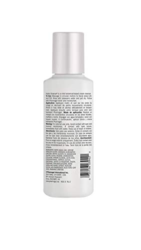 Pharmagel Hydra Cleanse Water Rinseable Facial Cleanser for All Skin Types | Natural Face Wash | Hydrating, Age Defying, and Revitalizing Face Cleanser | 3 fl. oz.