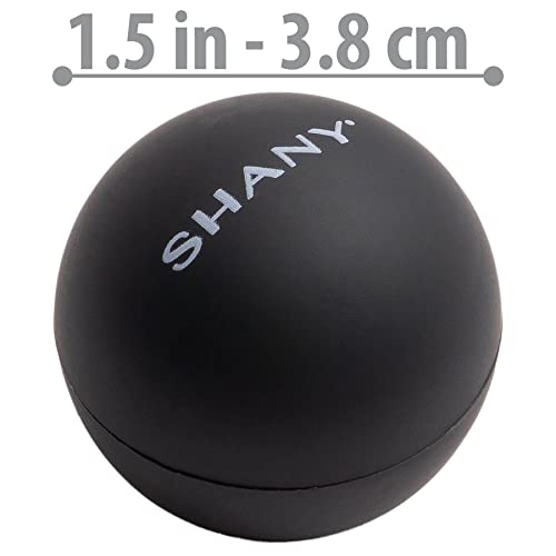 SHANY Lip Balm Sphere - Nourishing Hydrating Lip Balm Lip Care Infused with Shea Butter and Moisturizing Oils to Soothe and Repair Dry and Cracked Lips - Black