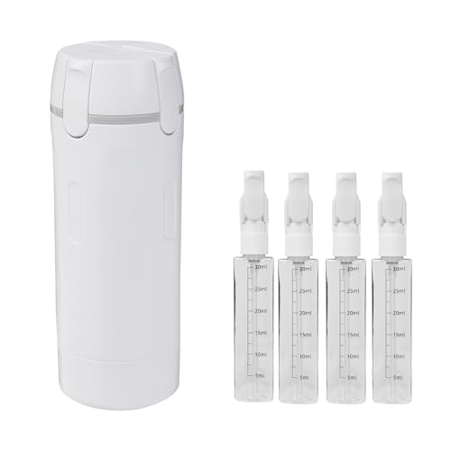 4-in-1 Travel Dispenser Bottle Set - Leak Proof & Refillable