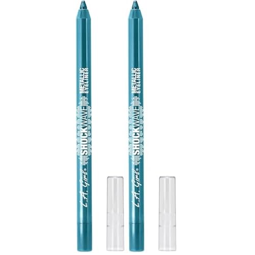 L.A. Girl Shockwave Eyeliner, Ocean GP750 (Pack of 2)