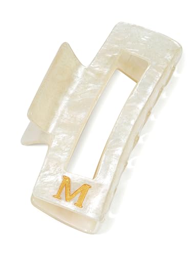 Personalized Initial Hair Claw Clip - 4 inch Large Acrylic Clip