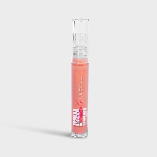 Uoma Beauty FLOSS GLOSS - LIP GLOSS (Coral Me) Contains Castor Oil, Sunflower Oil and Hyaluronic Acid for Nourishment and Hydration