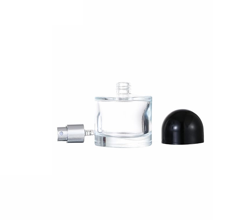 50ml Glass Perfume Atomizer,Clear Refillable Spray Bottle