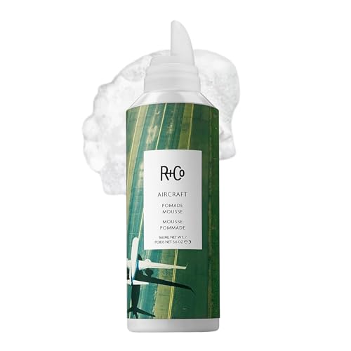 R+Co Aircraft Pomade Mousse 5.6oz - Lightweight Volume