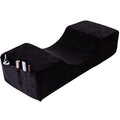 Eyelash Extension Pillow for Beauty Salon, Suitable for Supporting and Protecting Neck When Eyelash Extensions, Comfortable Velvet Beauty Memory U-Shaped Sponge Pillow (Black)