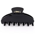 Large Nonslip Black Hair Claw Clip for Thick Hair - 4 Inch