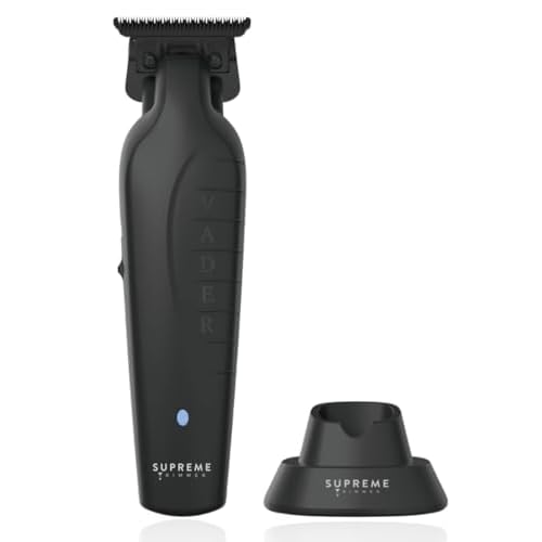 Supreme Trimmer Vader ST3778 ? Professional Cordless Barber Liner | 210 Min Runtime, 7000 RPM Motor, Zero Gap DLC T-Blade, USB-C Fast Charging | Beard, Hair & Body