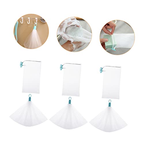 Soap Exfoliating Net Pouch Holder – 6 Pack Wall Mount