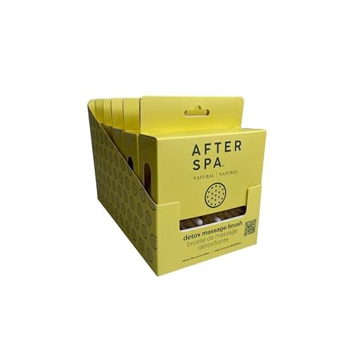 AfterSpa Massage & Detox Brush (Pack of 6, 6, Count)