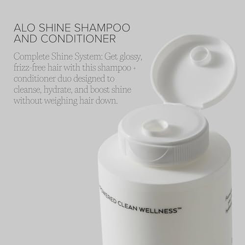 Alo Shine Shampoo & Conditioner Set - Smooths Frizz, Adds Bounce